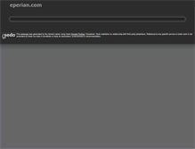 Tablet Screenshot of eperian.com